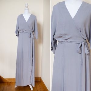 COPY - NWT-Maxi wrap dress periwinkle